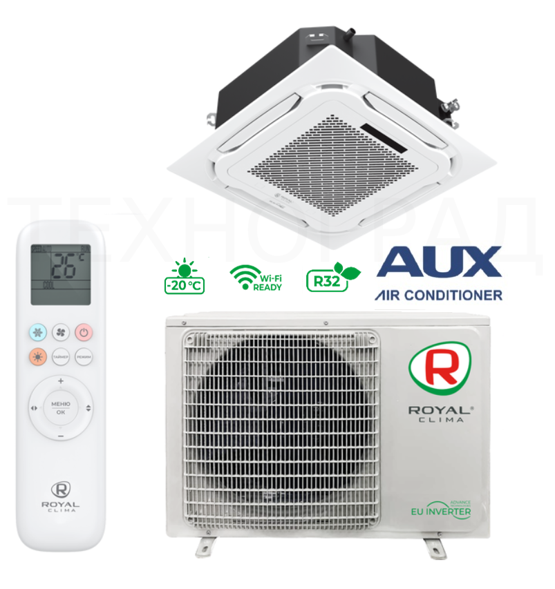 Кассетная сплит-система Royal Clima CO-4C 12HNDI